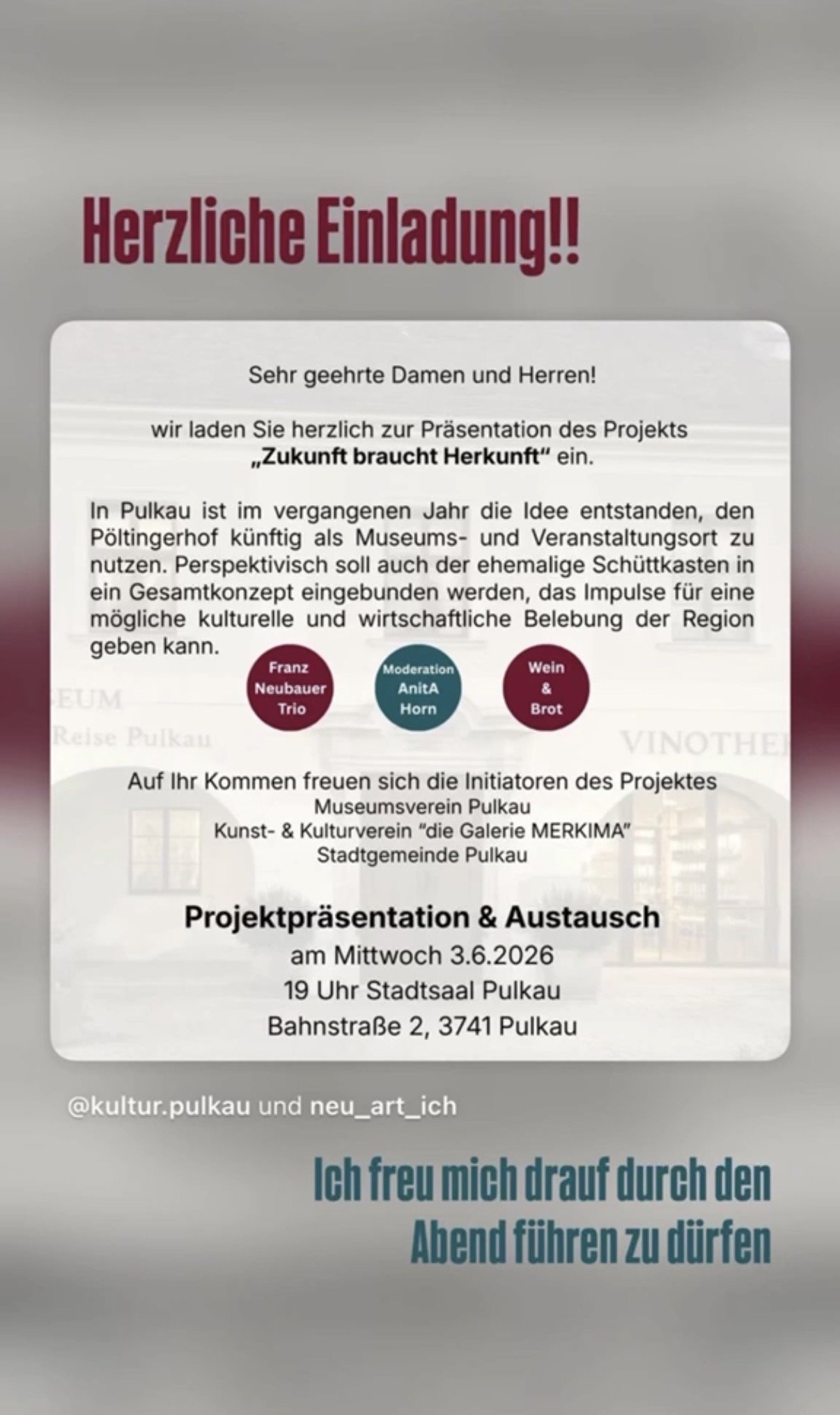 Zukunft braucht Herkunft - Projektpräsentation
