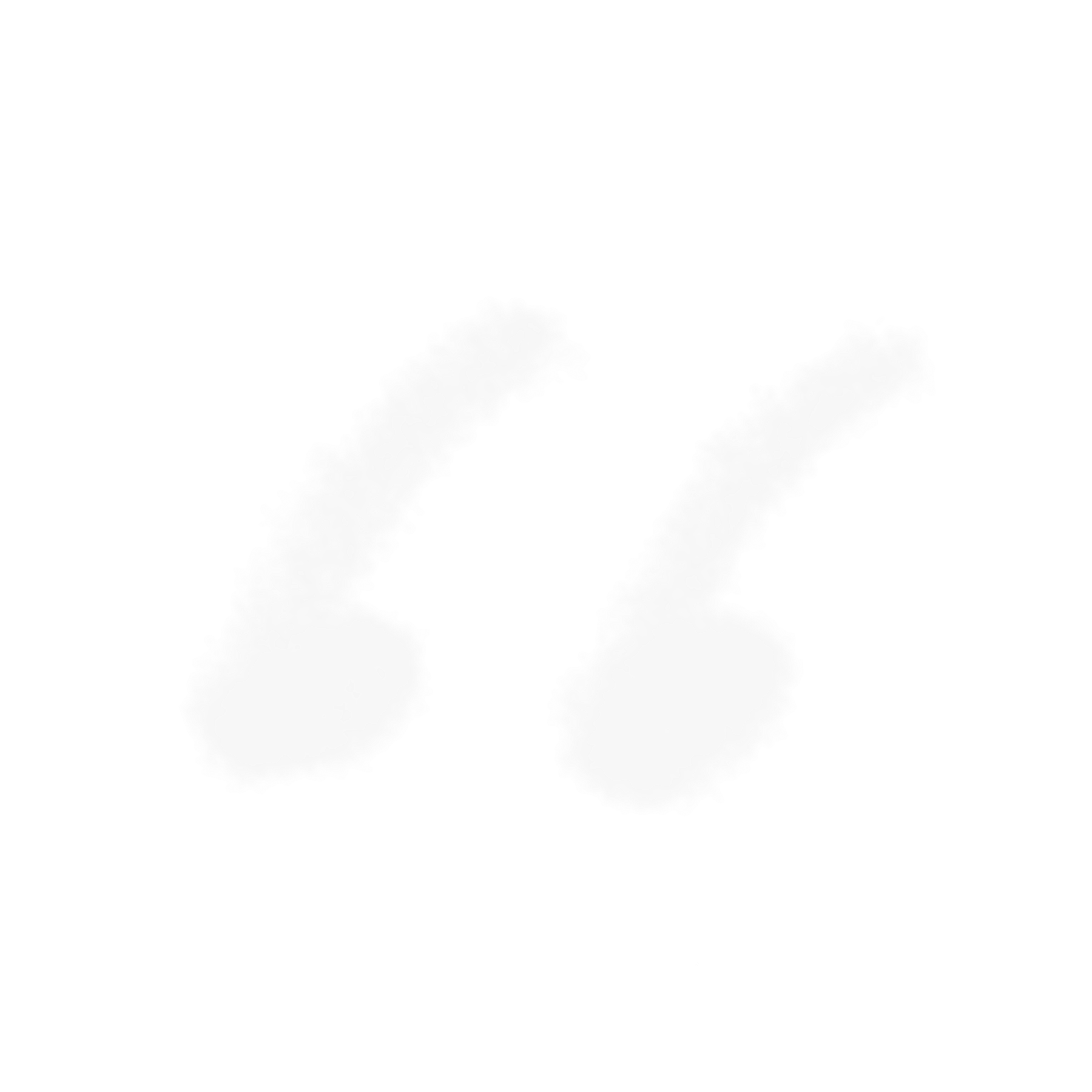 An off-white hand-drawn quotation mark.