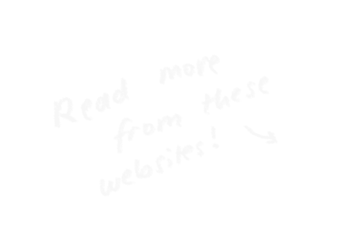 Read more from these websites! Arrow pointing to links below.