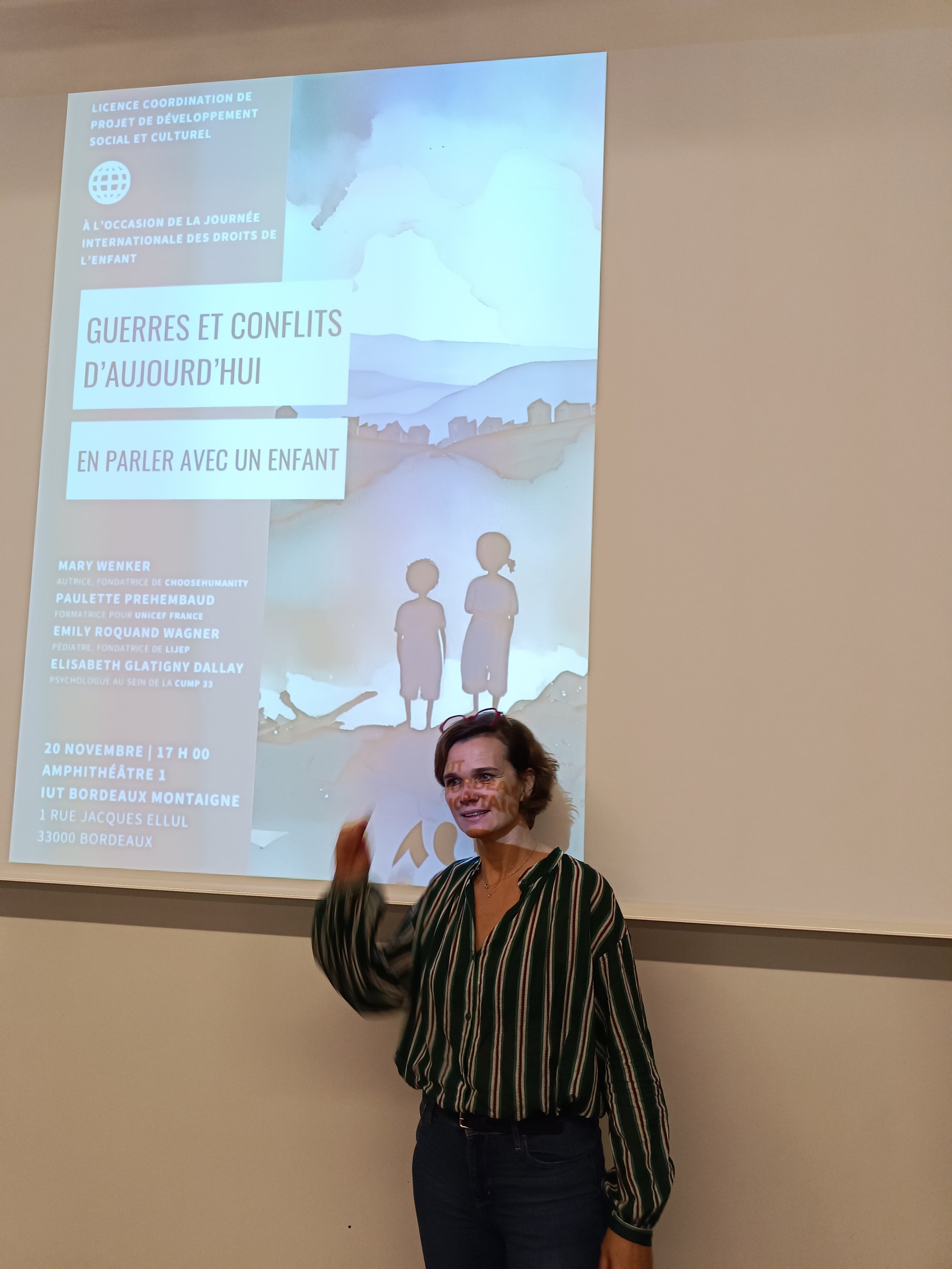 Forum de l’IUT Bordeaux Montaigne autour de la guerre et des conflits 2024
