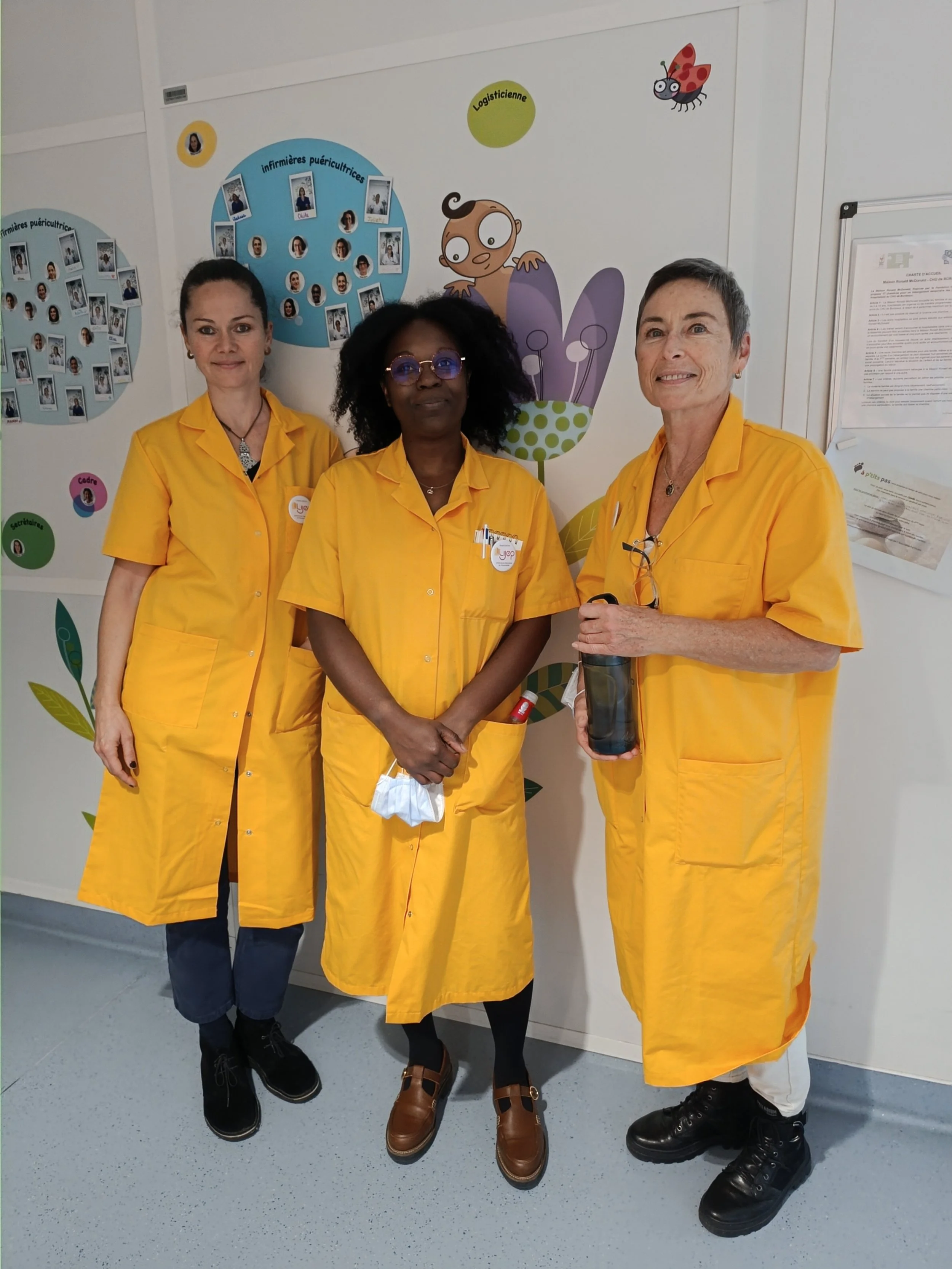 Louise, Mickaelle et Joelle