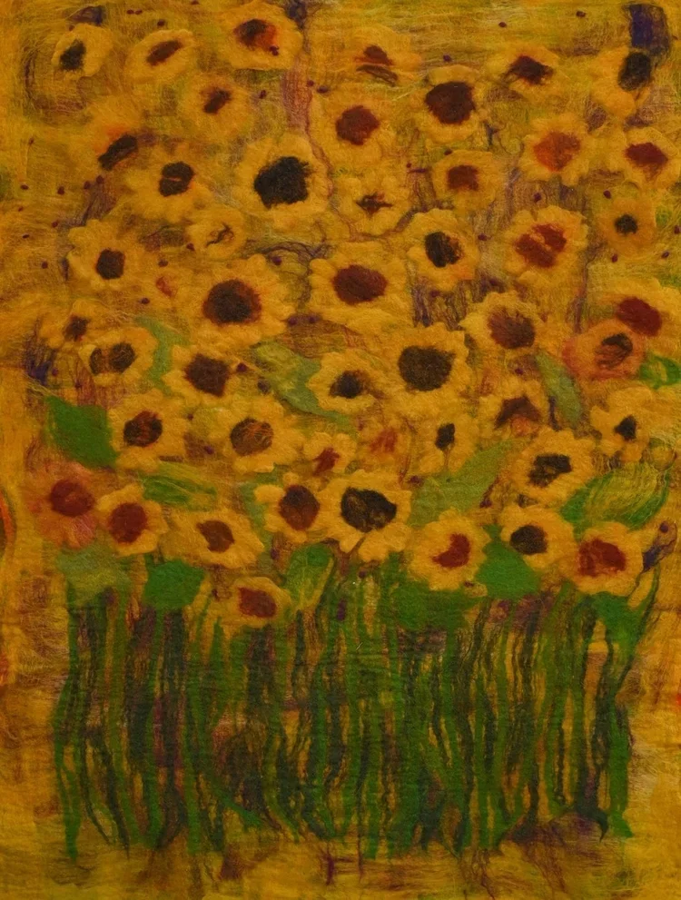 VENDU 
70x100 "Champs des tournesols" 2025