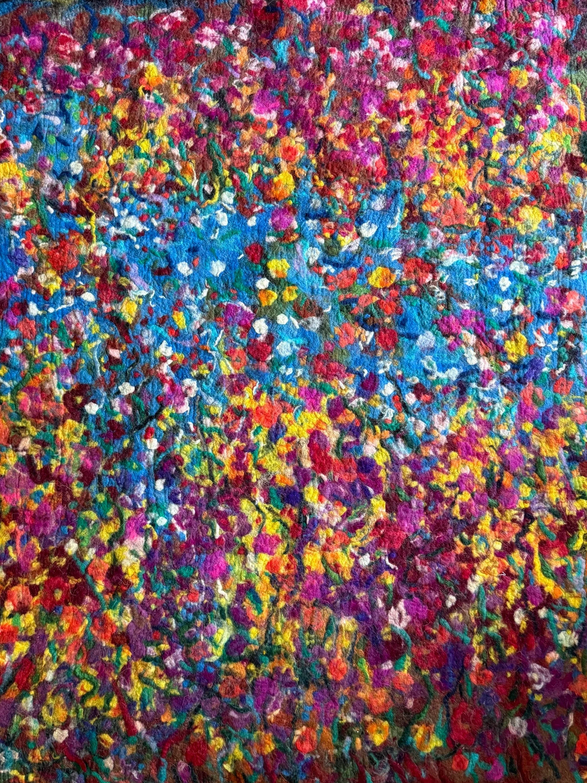 150x120 "Le tourbillon ardent des fleures" 2025