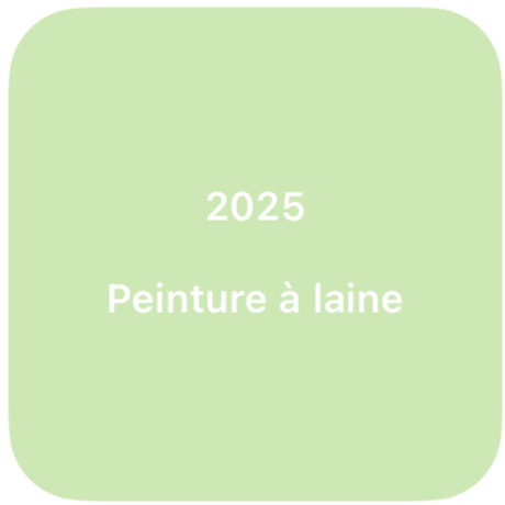 2025 peinture à la laine