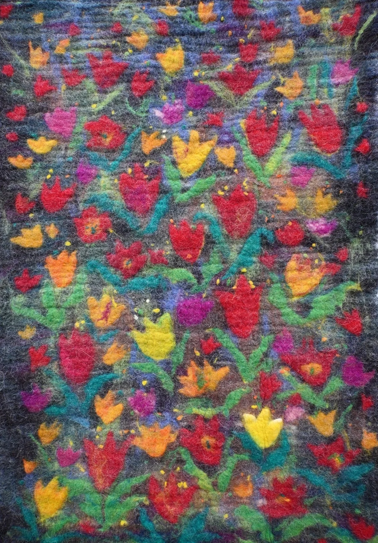 70x90 "Les premiers éclats des tulipes printanières" 2025