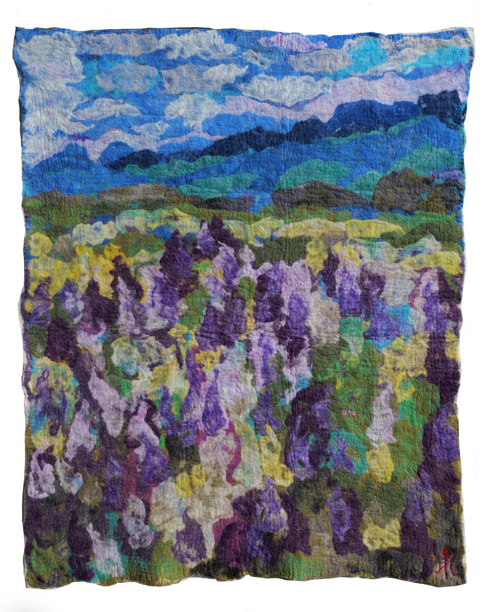 150x120 "Au-de là des colines bleues" 2026