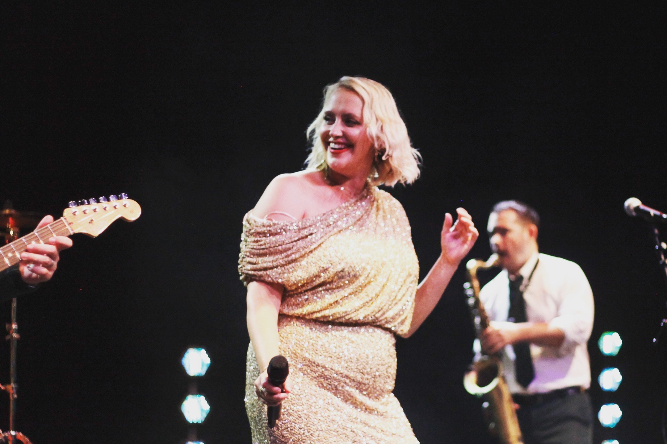Here's Amy! Our star vocalist #weddingband #liveband #funkband #functionband