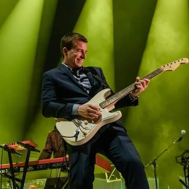 With over 15 years of gigging experience, Alex has earned a reputation as a versatile, technically skilled guitarist, influenced by the great session players of the &lsquo;80s and &lsquo;90s. His playing style blends genre authenticity with flair, de