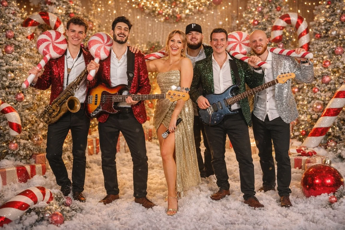 We hope everyone has had a wonderful Christmas. Enjoy our AI Christmas card 😂🫣 we kind of feel like this backdrop is a vibe though! &hearts;️