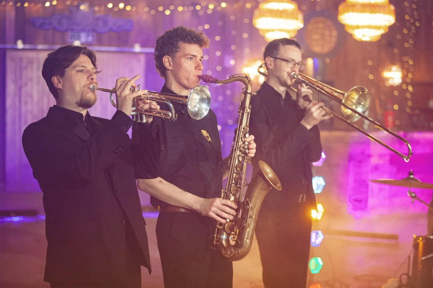 Brass trio! Go on lads 🎺  #brasstrio #brassband #saxophone #trumpet #trombone photo credit @leethompsonimages
