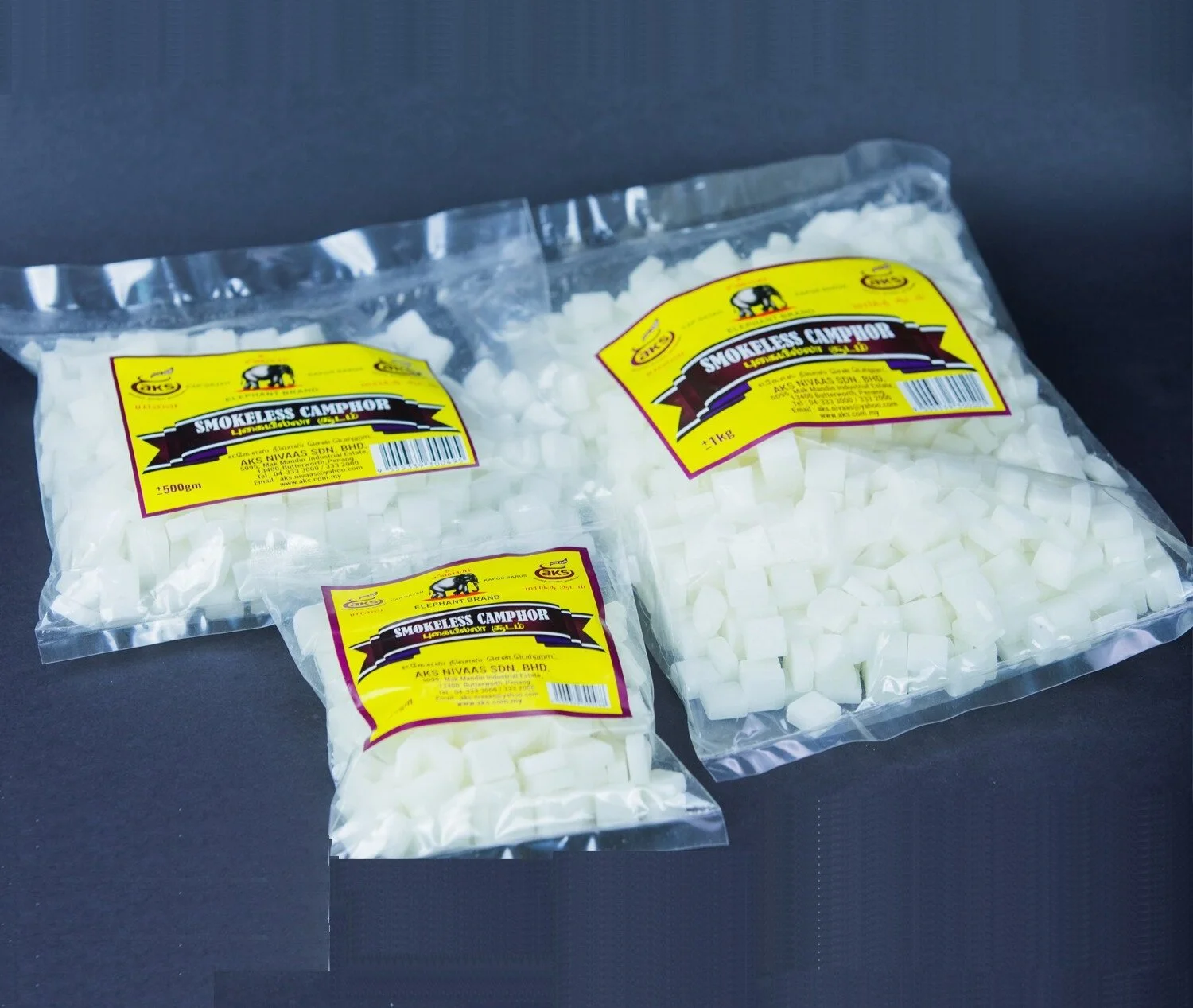 AKS CAMPHOR SMOKELESS PKT / KAPUR BARUS / SUDAM