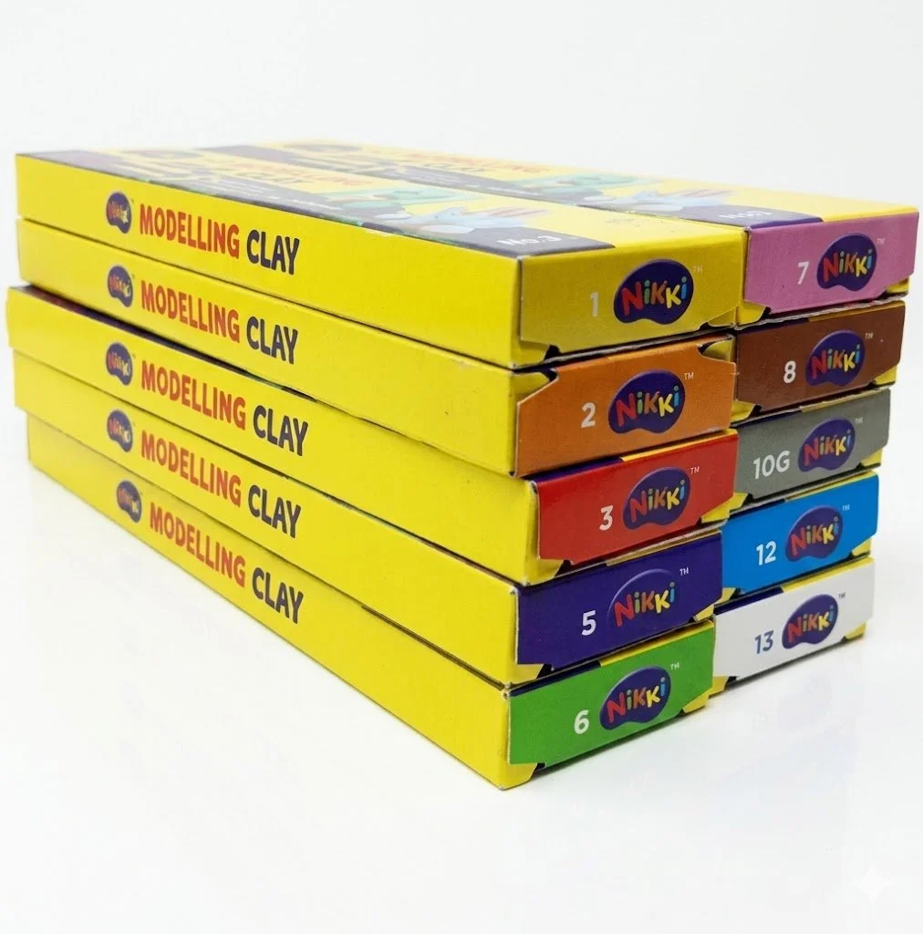 Modelling Clay for Kids, Artists – Non-Toxic, Vibrant Assorted Colors Non-Hardening Clay for Sculpting, Art & Craft