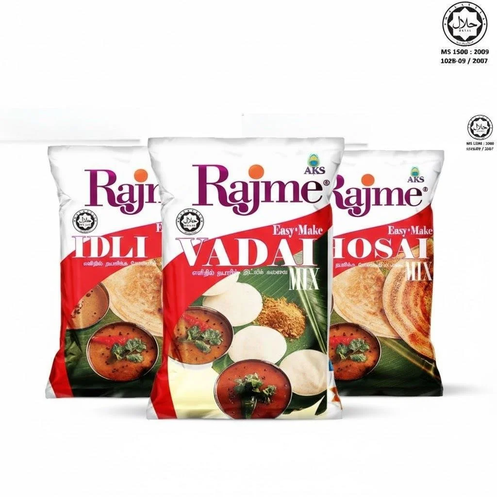  AKS Rajme Idli Mix, Vadai Mix, Thosai Mix - 500G