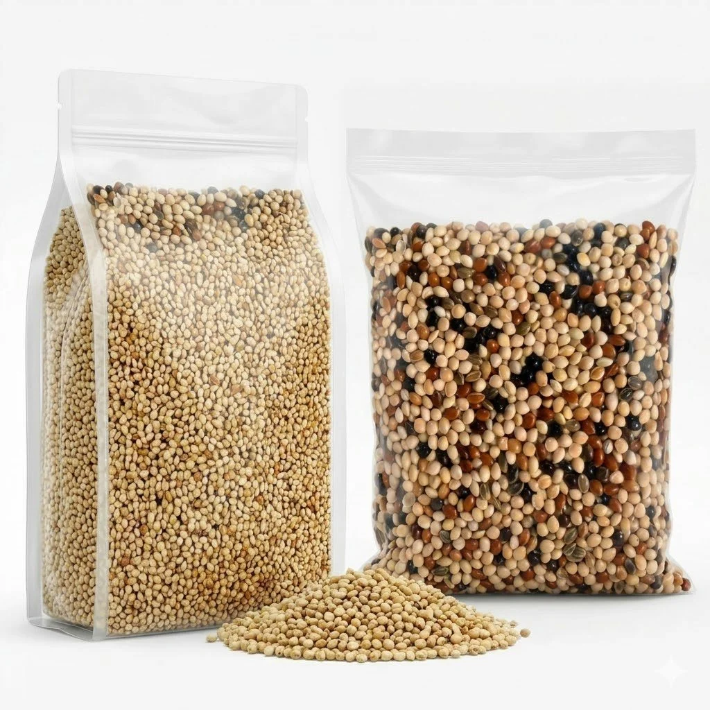 Premium Bird Seed Mix Set | Foxtail Millet & Mixed Grain Bird Food for Budgies, Canaries, and Finches