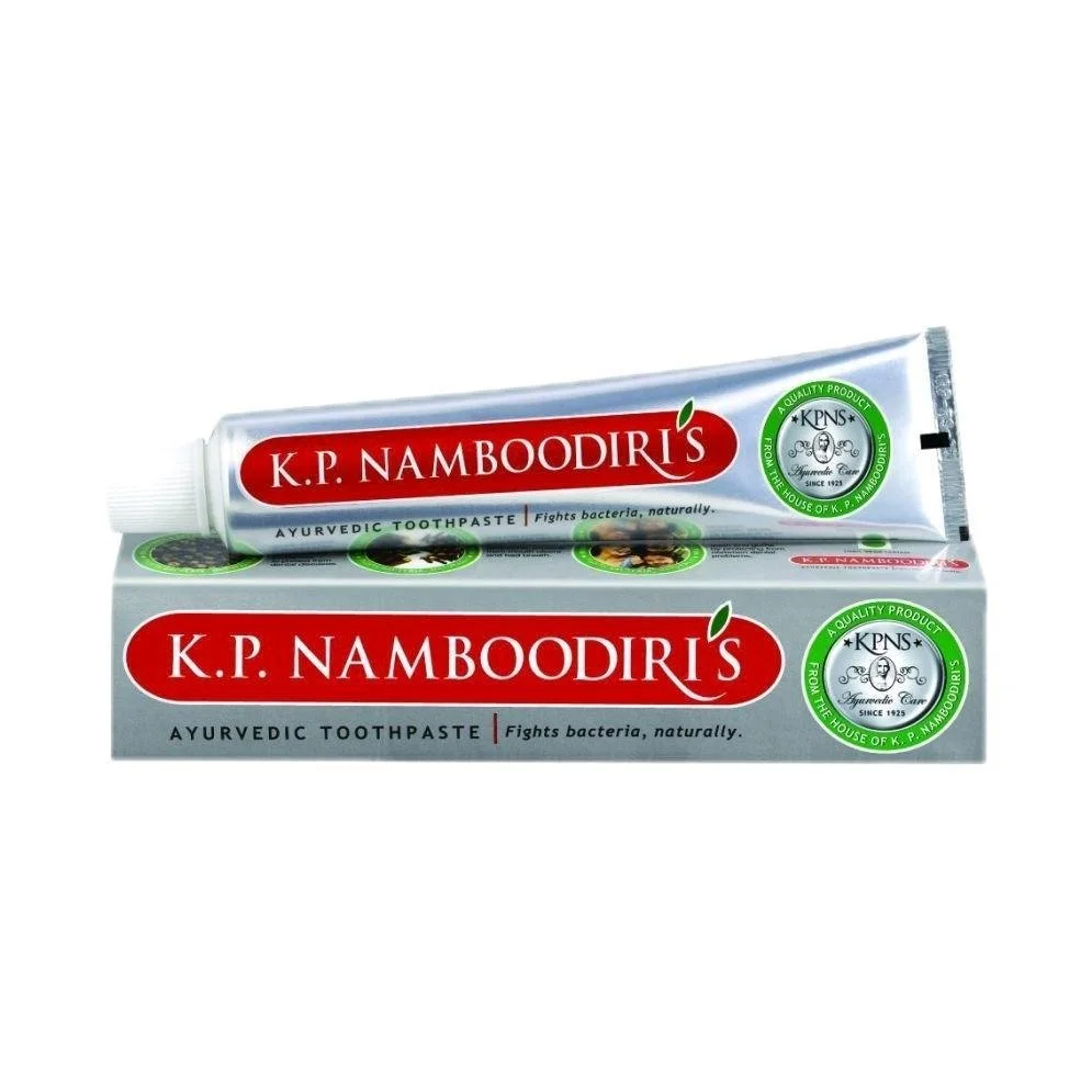 K.P. Namboodiri's Ayurvedic Toothpaste Natural Herbal Dentifrice for Cavity Prevention, Gum Care, and Antibacterial