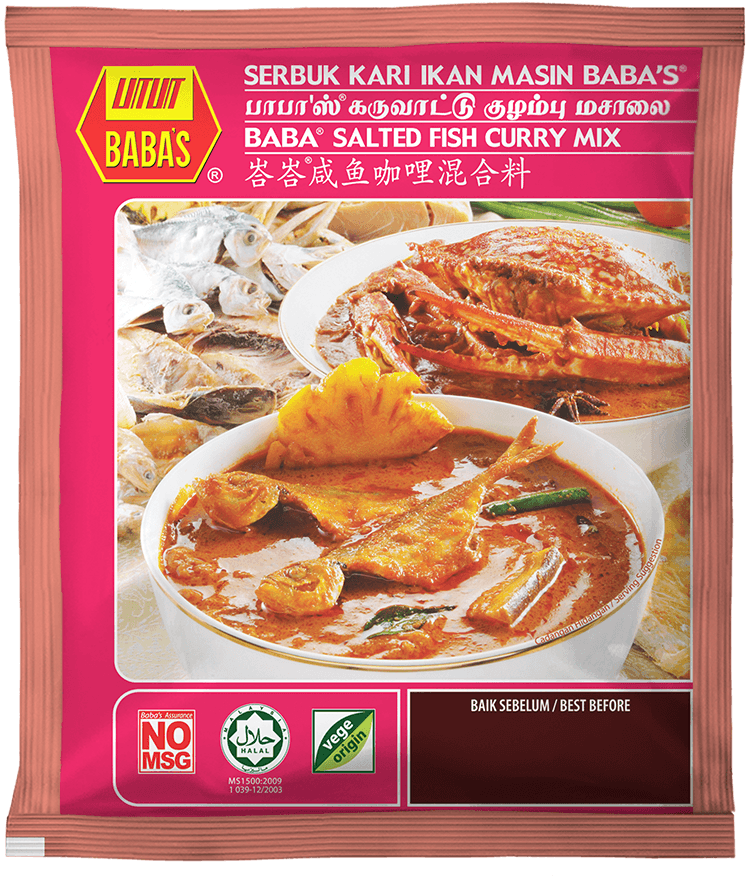 BABA'S SALTED FISH CURRY MIX