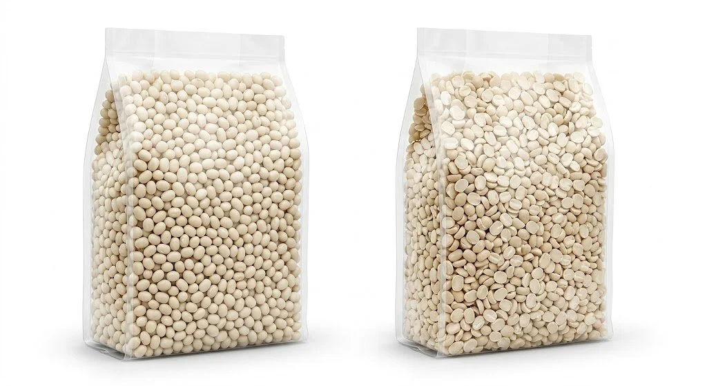 White Urad Gota & Split Dhall (Whole & Split Ulunthu) High Protein Kacang Thosai / Idli / Vada | Clean Matpe Beans