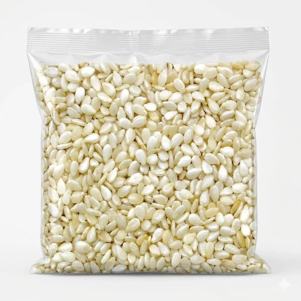 White Sesame Seeds(Ellu)(Bijan Putih – All-Natural, Non-GMO, and Gluten-Free –  Cooking, Baking, and Garnishing