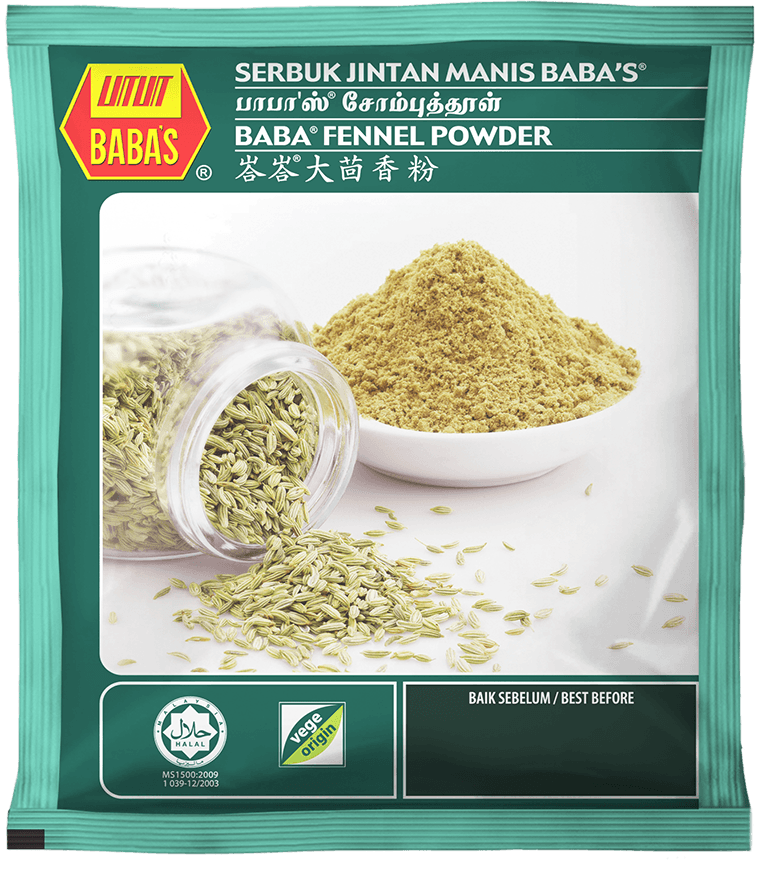 BABA'S FENNAL POWDER / JINTAN KECIL / SOMBHU TUL