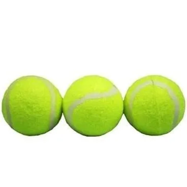 Tennis Balls (3-Pack) – High-Bounce, Durable Felt Regulation Size Tennis Balls for Practice, Match Play, and Professional Training – High-Visibility Neon Yellow