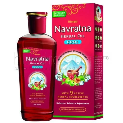 NAVRATNA HAIR OIL / MINYAK RAMBUT NAVRATNA