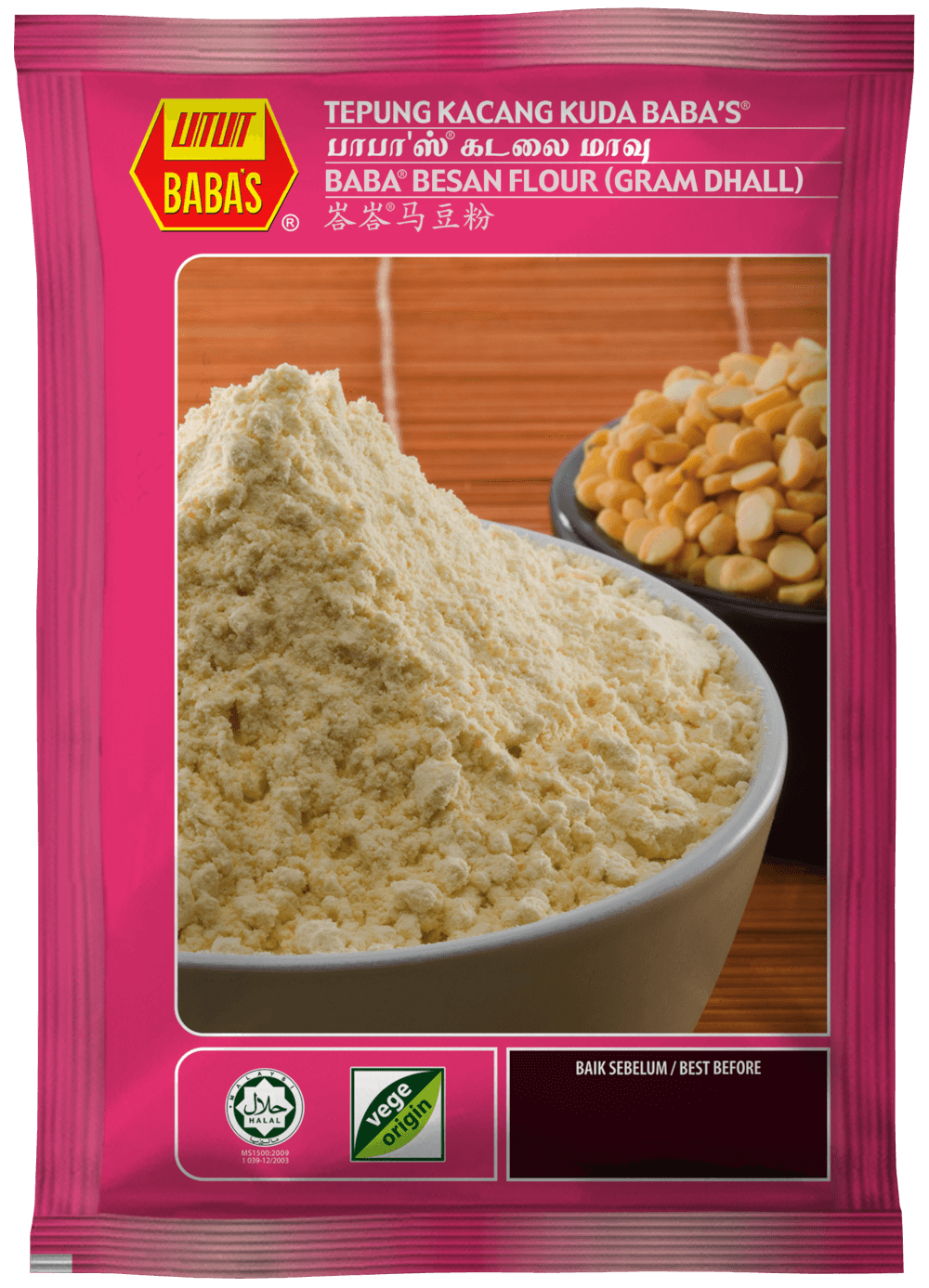 BABA 'S TEPUNG DHALL KUDA /  KADALAI MAVU