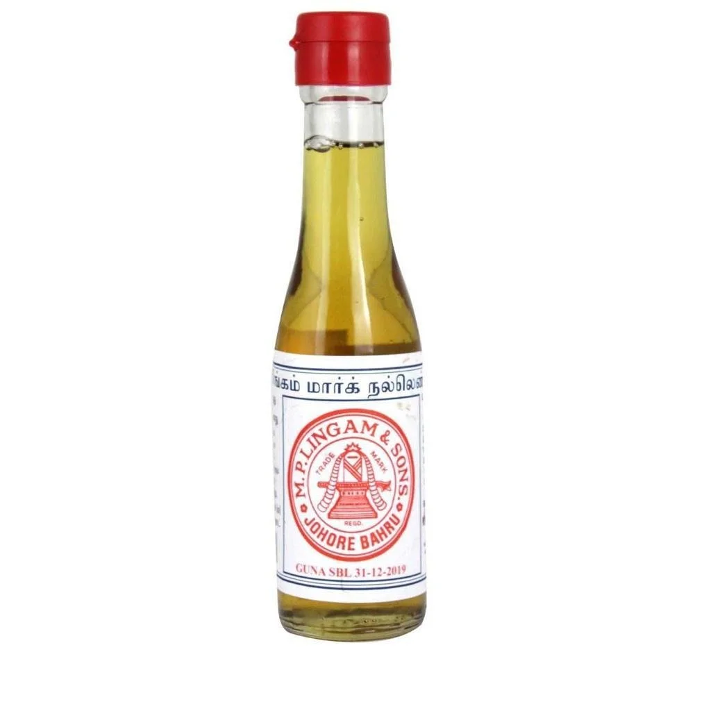 M.P. Lingam & Sons Pure Sesame Oil (Minyak Bijan/ Nallaennai) - Authentic Traditional Gingelly Oil for Cooking,Wellness