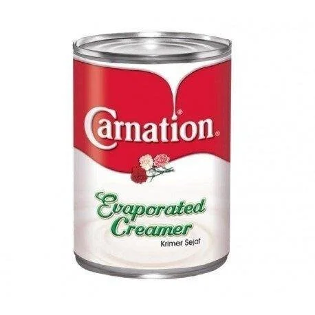 Carnation Evaporated Creamer (Krimer Sejat) – Rich and Creamy Shelf-Stable Milk Alternative –Coffee, Tea, and Cooking