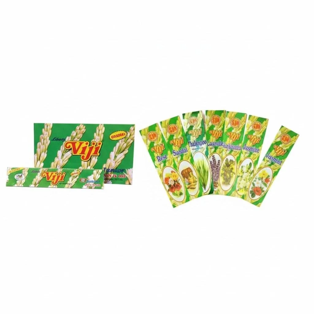 Viji Agarbatti Premium Incense Sticks Variety Pack - Assorted Scents (Original,Rose, Sandal, Jasmine, Lavender,Bouquet)