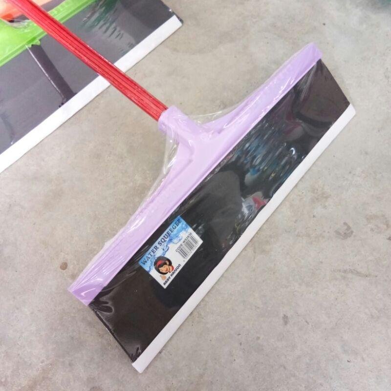 18'' Professional Floor Water Squeegee with Durable Rubber Blade and Heavy-Duty Handle