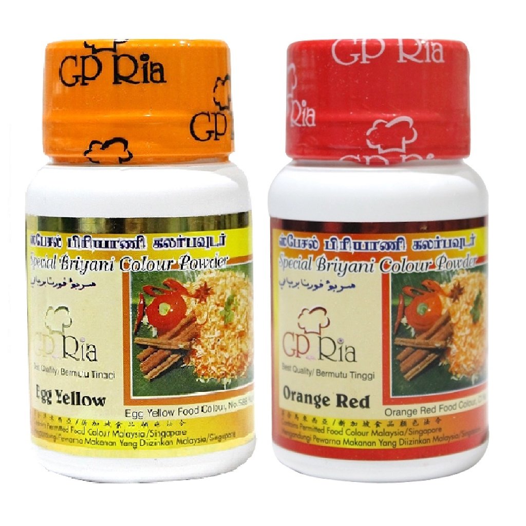 GP RIA SPECIAL BRIYANI COLOUR POWER / SERBUK WARNA MAKANAN