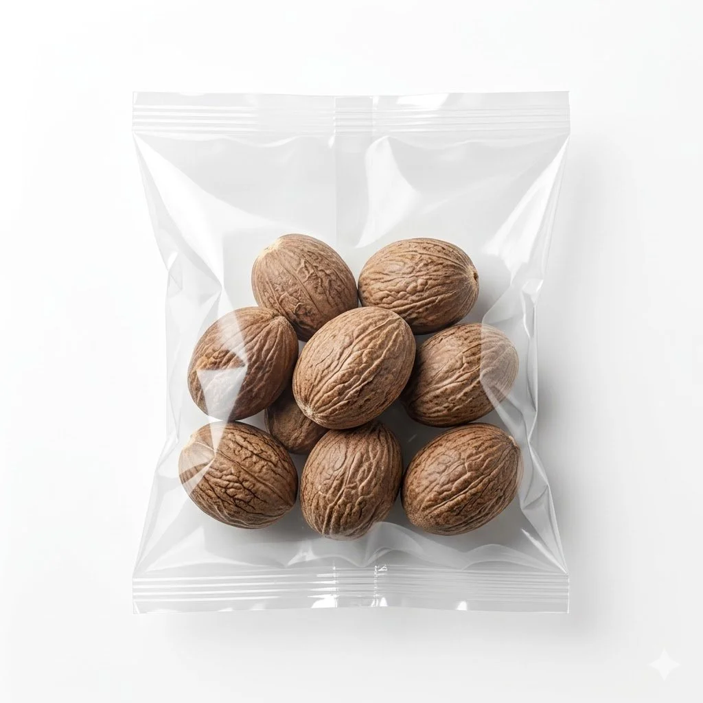 Whole Nutmeg Seeds (100g) – 100% Natural, Aromatic Whole Spices, Jathikkai | Buah pala