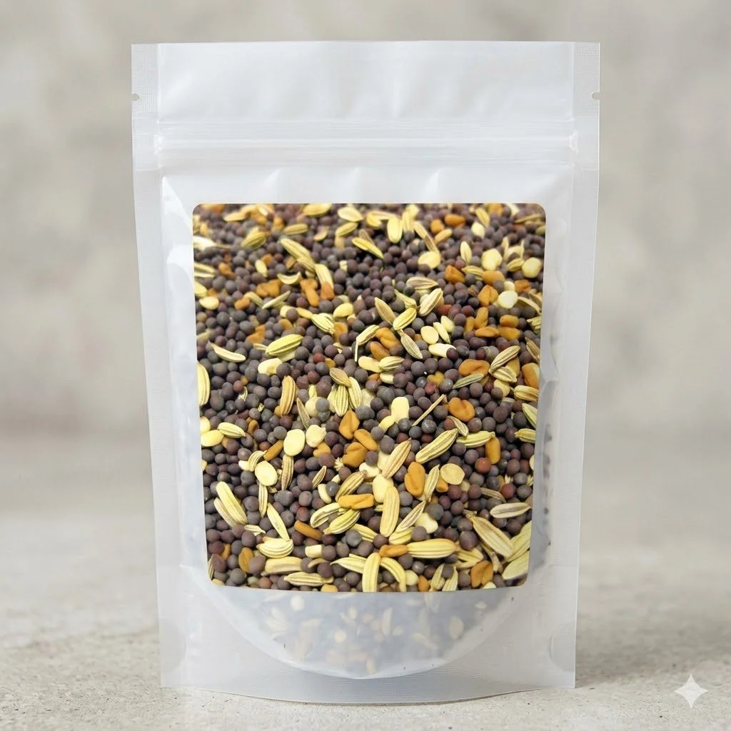 250g Thalipu / Mix Fenugreek (Halba Campur) – Ready-to-Use Traditional Seasoning & Tempering Spice Mix | 100% All-Natural