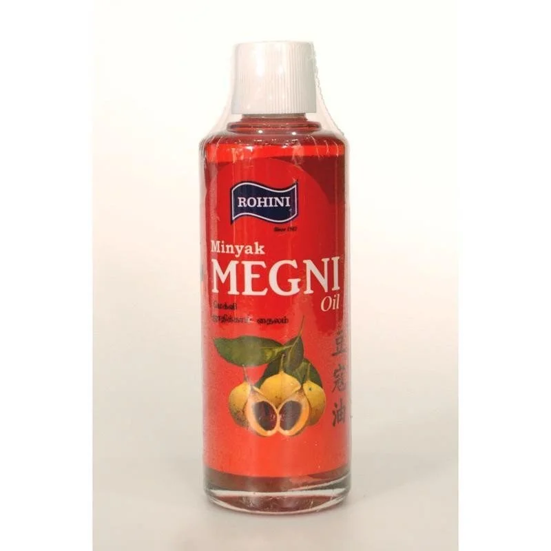 Rohini Minyak Megni Oil - Traditional Nutmeg Oil for Relief & Massage-85ml