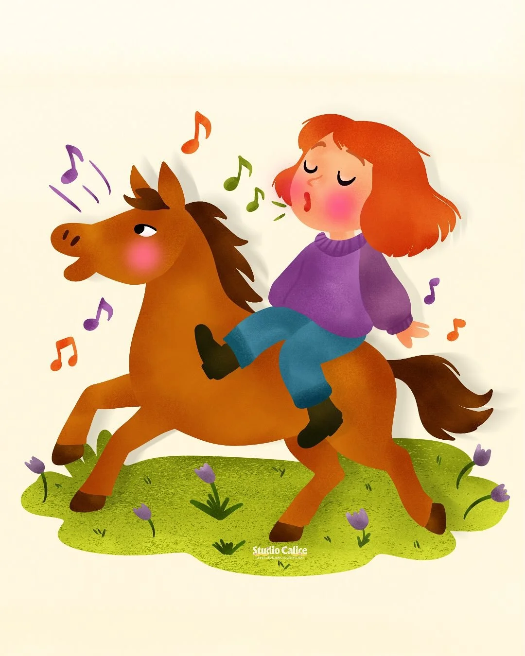 Une balade qui siffle au rythme du vent&hellip; 🧡
Juste elle, son cheval et la m&eacute;lodie du moment. 🎵🐴✨

#peachtober #horseillustration #procreatedrawings #illustrationcute #procreateillustrator