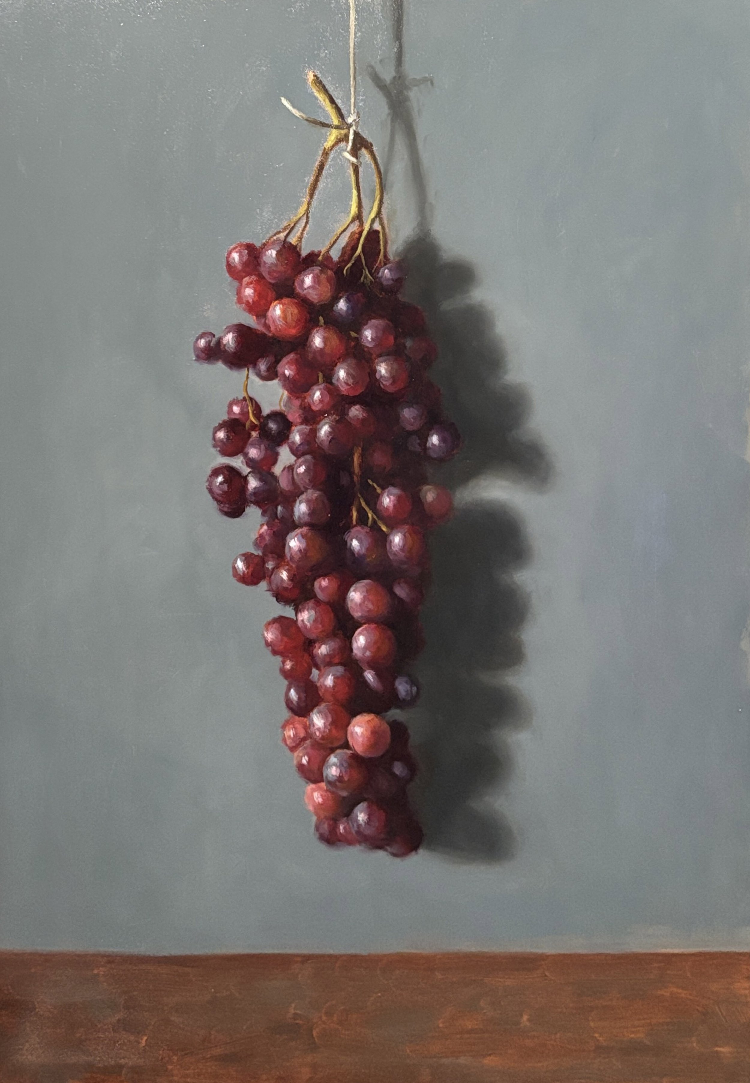 Red Grapes Hanging  · 2026