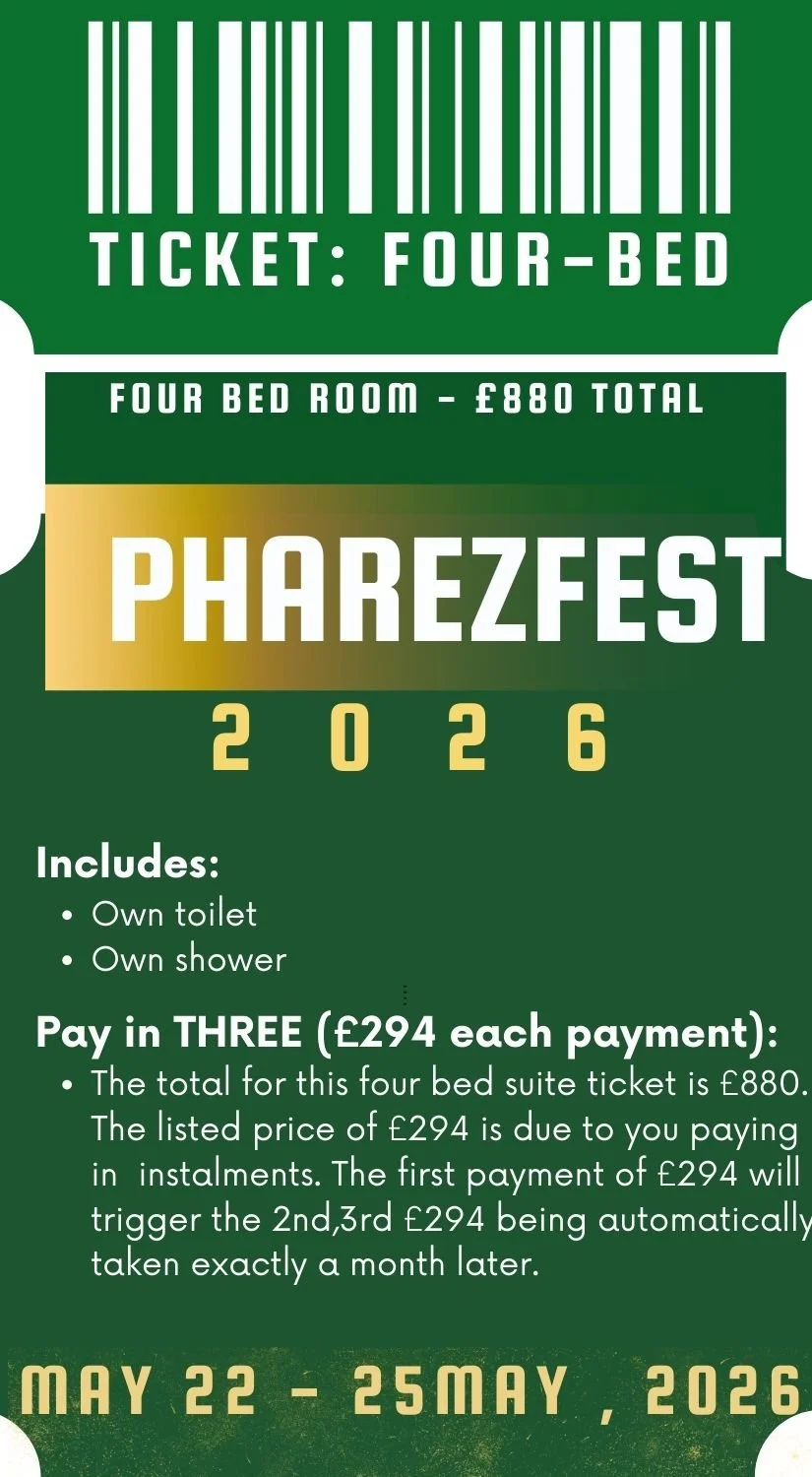 Four Bed Suite: Four BedRoom Ticket (Copy)