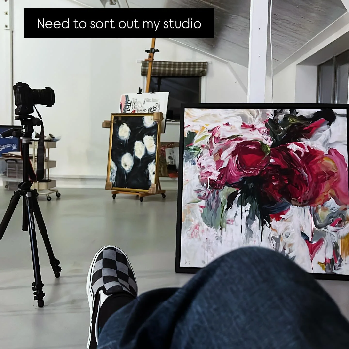 Studio - not sure about all this floral stuff anymore.🤔