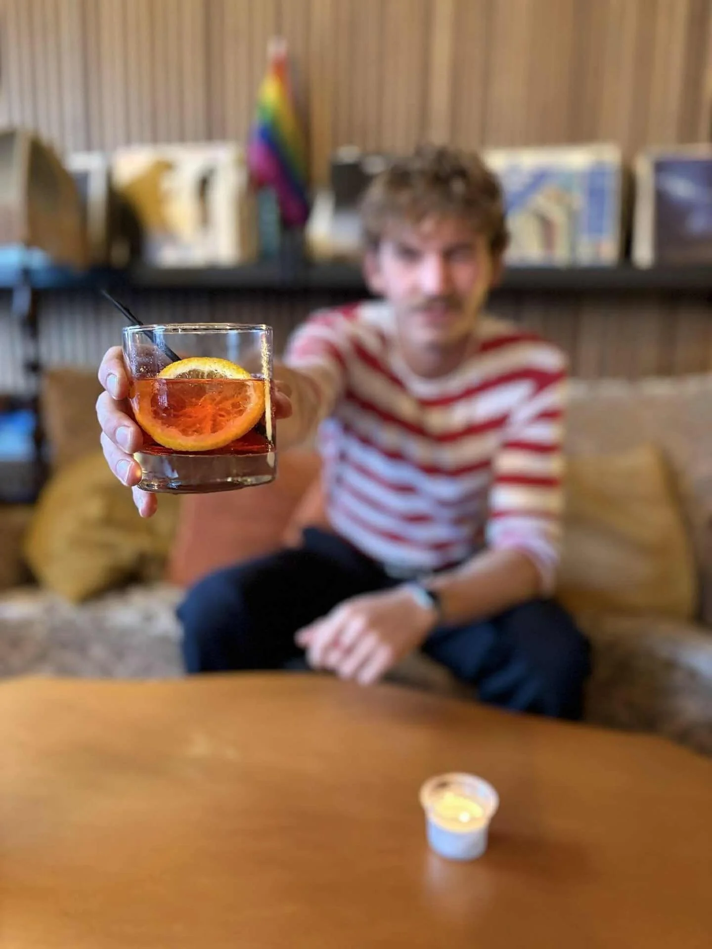 Swipe for F O C U S ✨

Glass clinks, whispers brew,
Citrus flash, a sky-tint hue.
Sugar spins, the ice rings true,
dreams taste better poured at 22&hellip;

See you here!