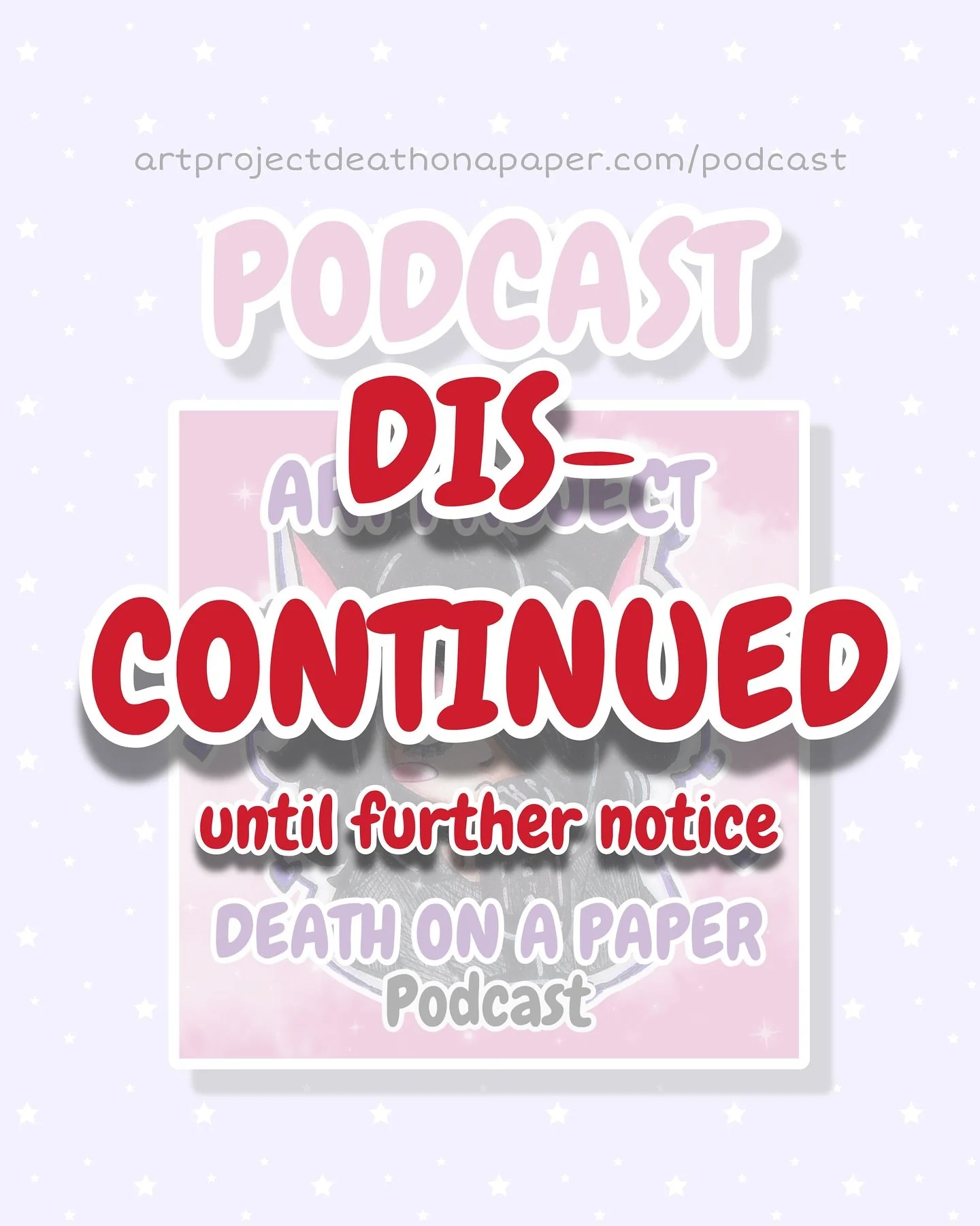 PODCAST DISCONTINUED / STATEMENT
🍓
I'm aware this is probably a disappointment for some of you, which I'm sorry for. I have to focus on my health and be sparing with the spoons I have, and right now, the most important things I have to focus on are