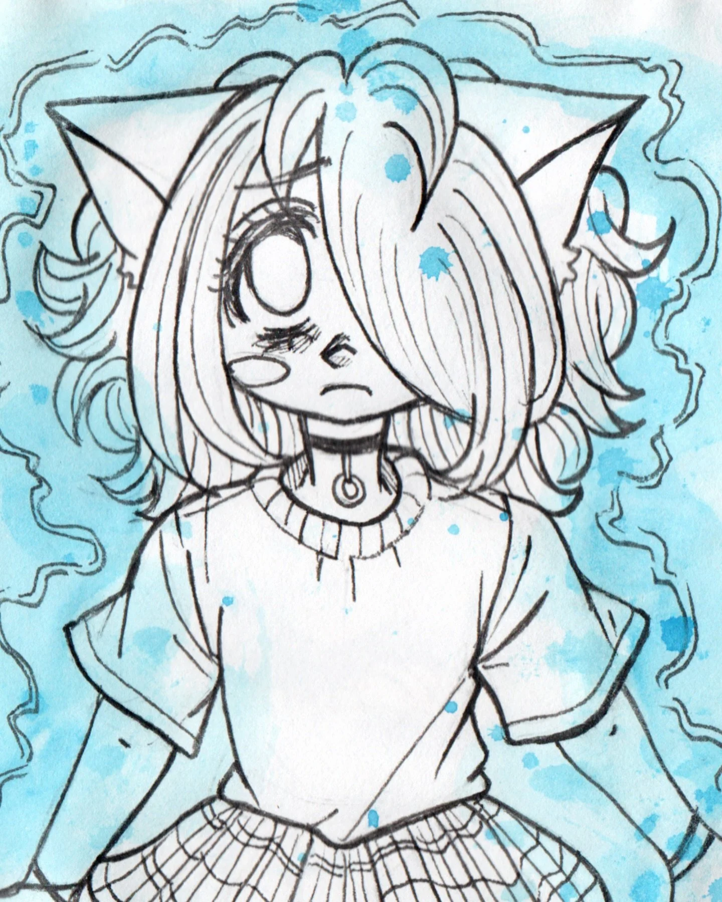 SHELL & BOWELS / CHAPTER 13: EMPTY
🍓
Two sides of the same coin.
-
#inktober2025 #inkdrawing #animeart #myocs #bpdthings