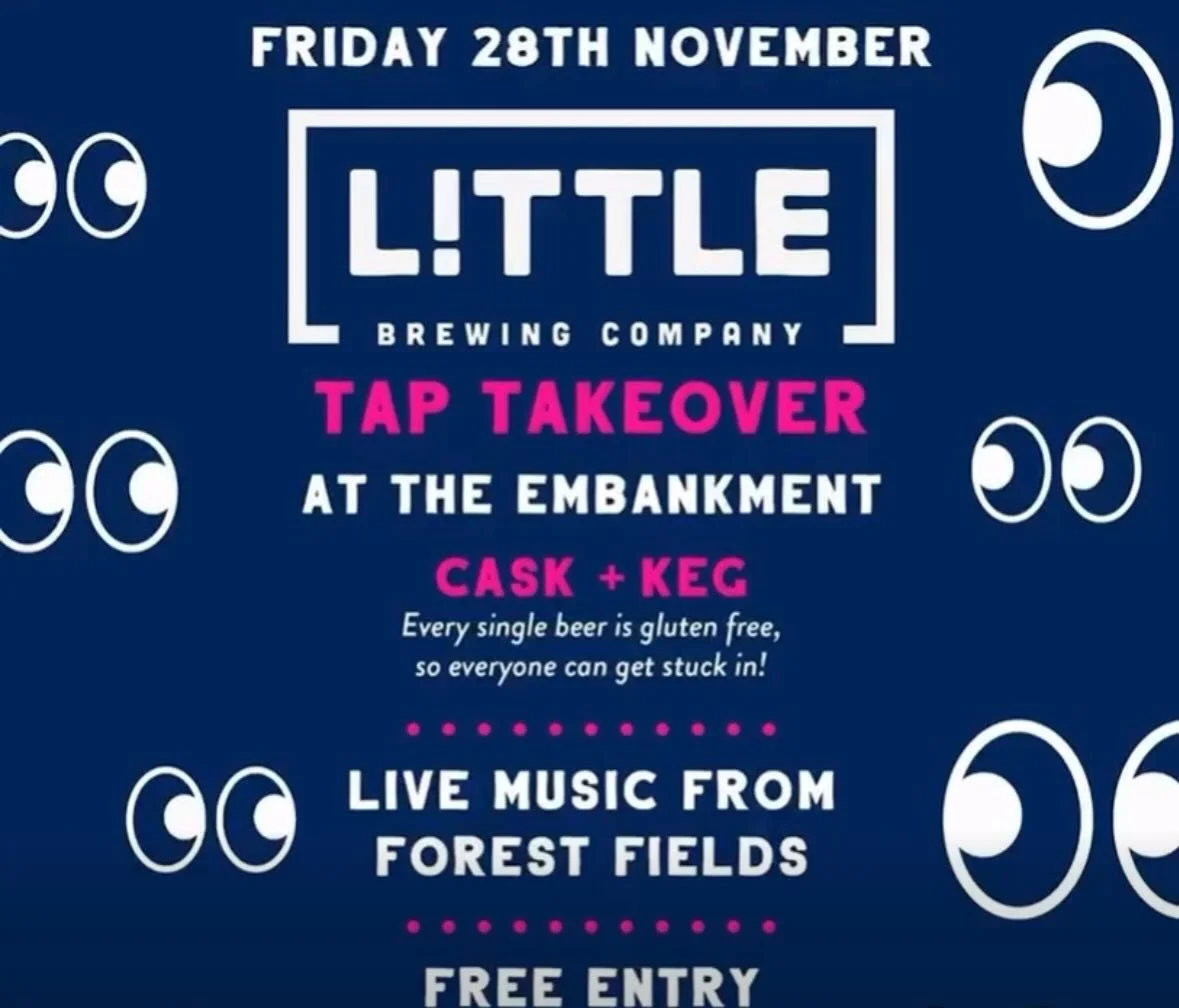 This Friday we are taking over the taps at @embankmentpub in Nottingham! 

We will have merch giveaways alongside live music from @forestfieldsmusic 

It all kicks off at 6pm Friday, see you there!

#taptakeover #realale #craftbeer #microbrewery