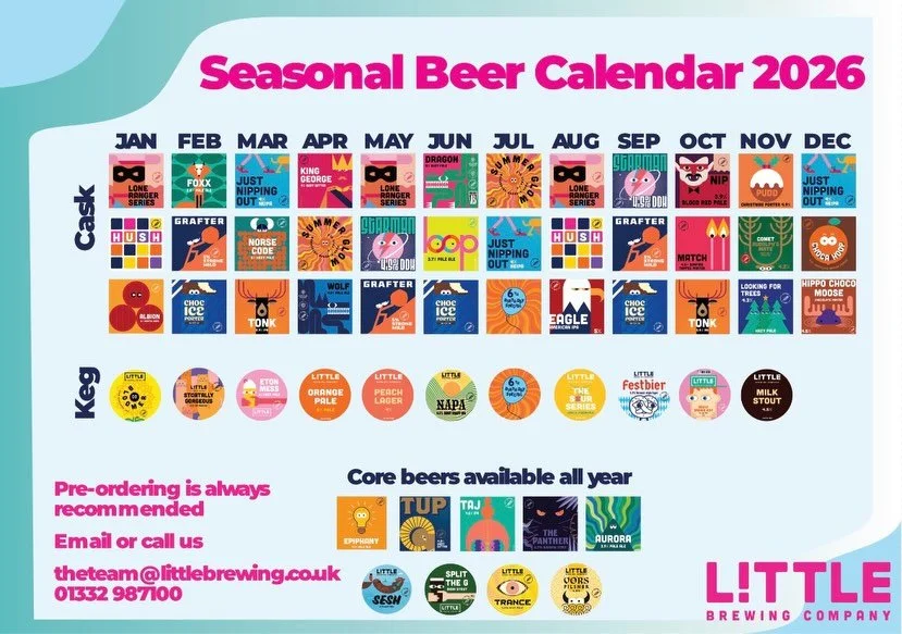 Hold on, wait, hang on, what&rsquo;s this? A 2026 seasonal beer calendar?! Does that mean we&rsquo;re organised now&hellip;? 

Here it is in all its glory, we&rsquo;ll even drop you a calendar in with your orders. 

Lone Ranger: Mandarina Bavaria and