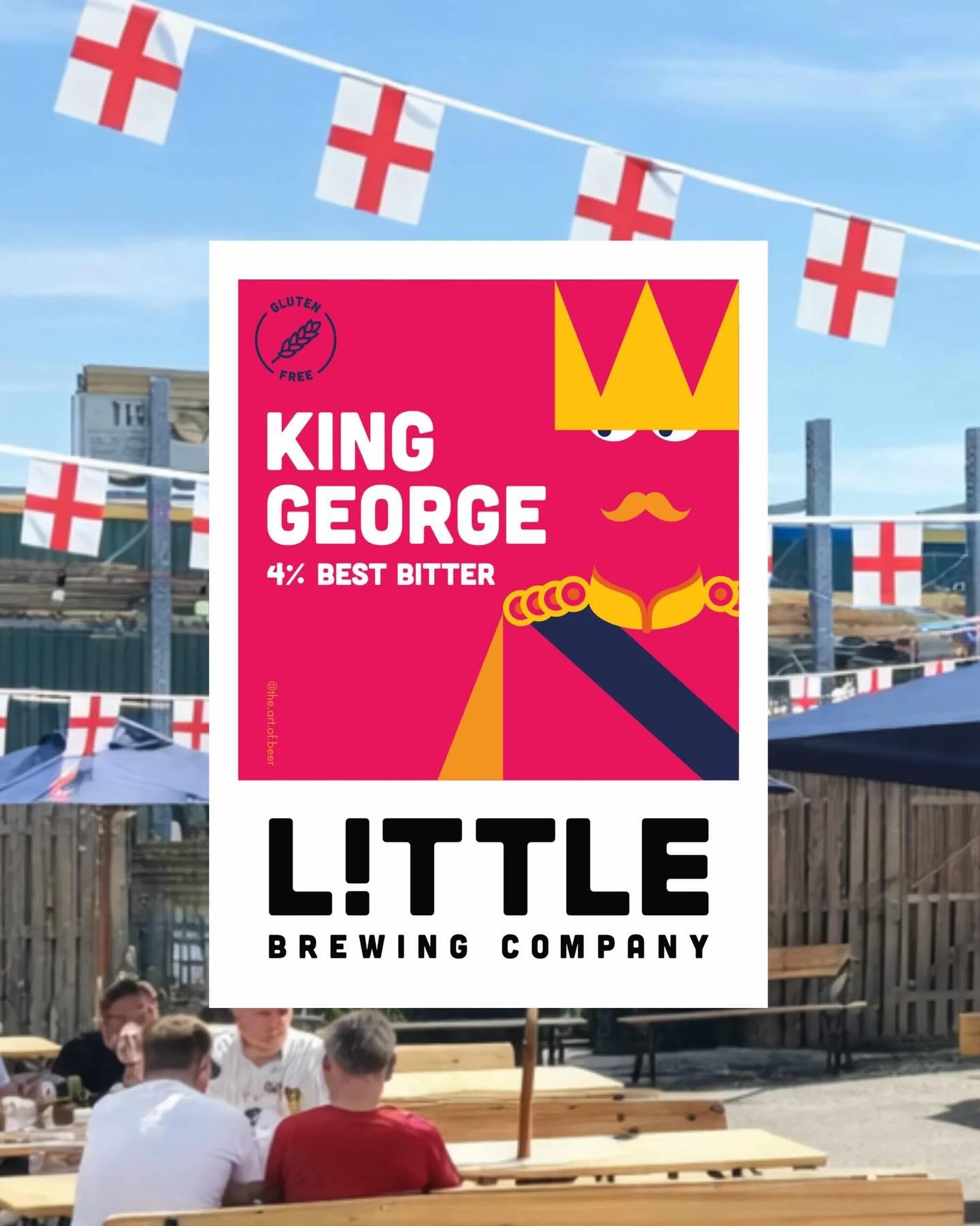 K I N G  G E O R G E
Our 4% best bitter is back (in time for St George's day) 

Tag your pubs! 🍻