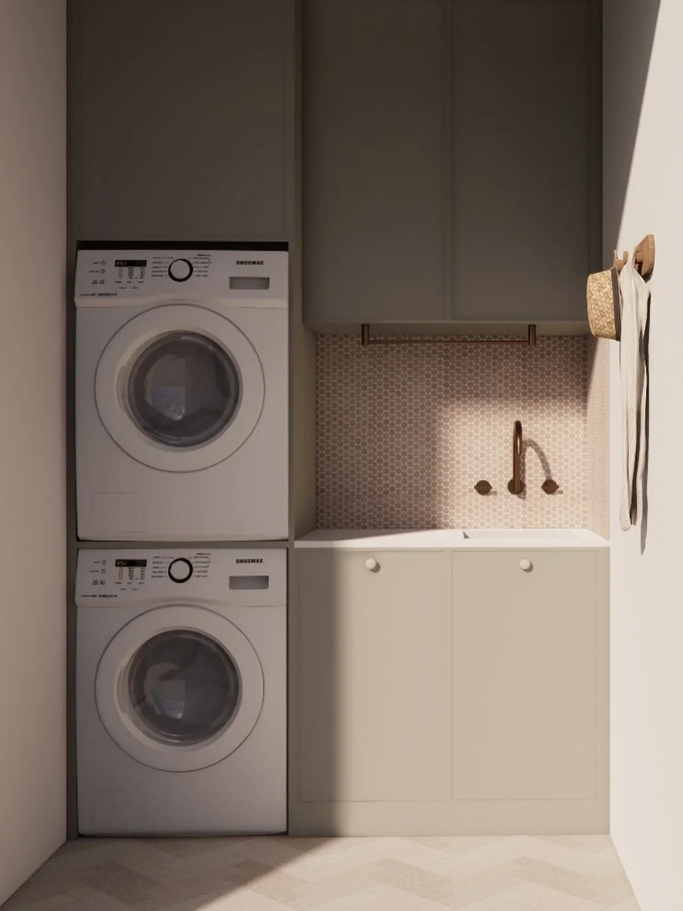 No dirty laundry in sight - just a little render to get us excited for what&rsquo;s coming soon. ✨

#render #interiordesign #perthisokhomes #perthinteriordesign