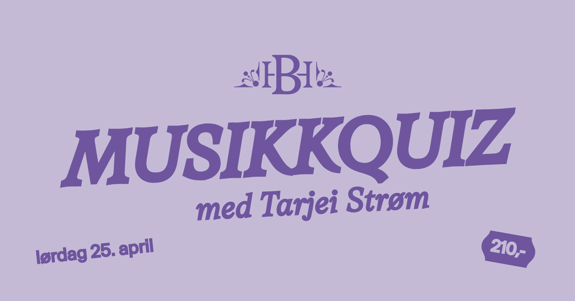 Musikkquiz med Tarjei Strøm
