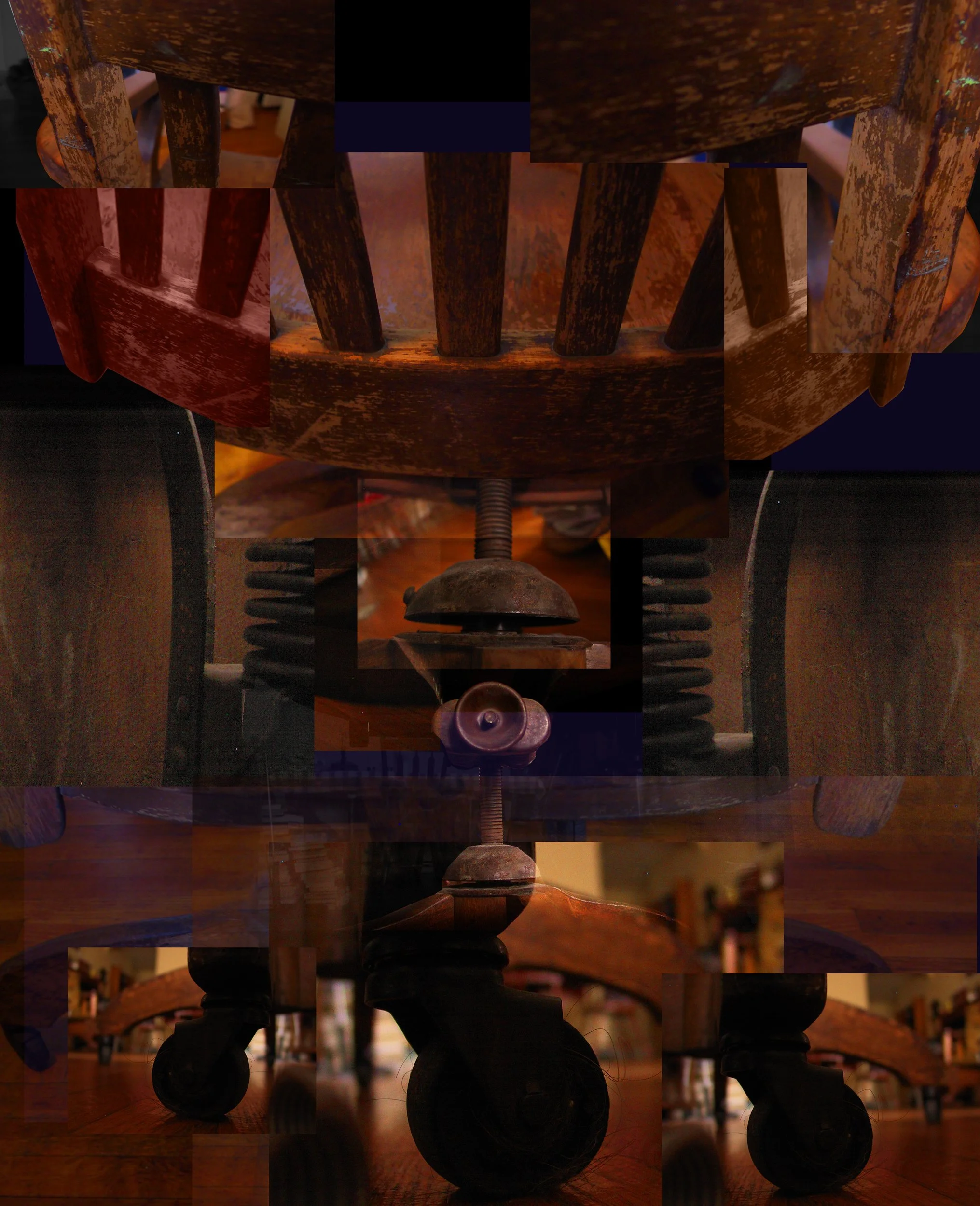 EDITORIAL (Wooden chair (Deconstructed)