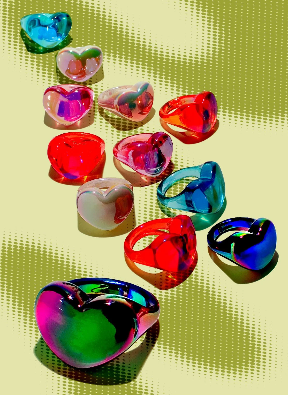 PRODUCT (Colorful Plastic Rings)