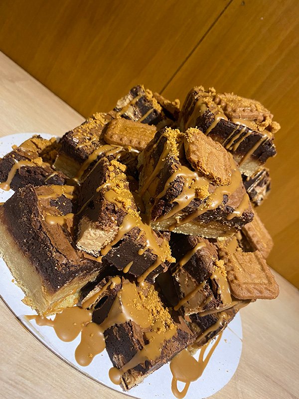 Custom Made Brownie Stacks by Three Bears Bakes