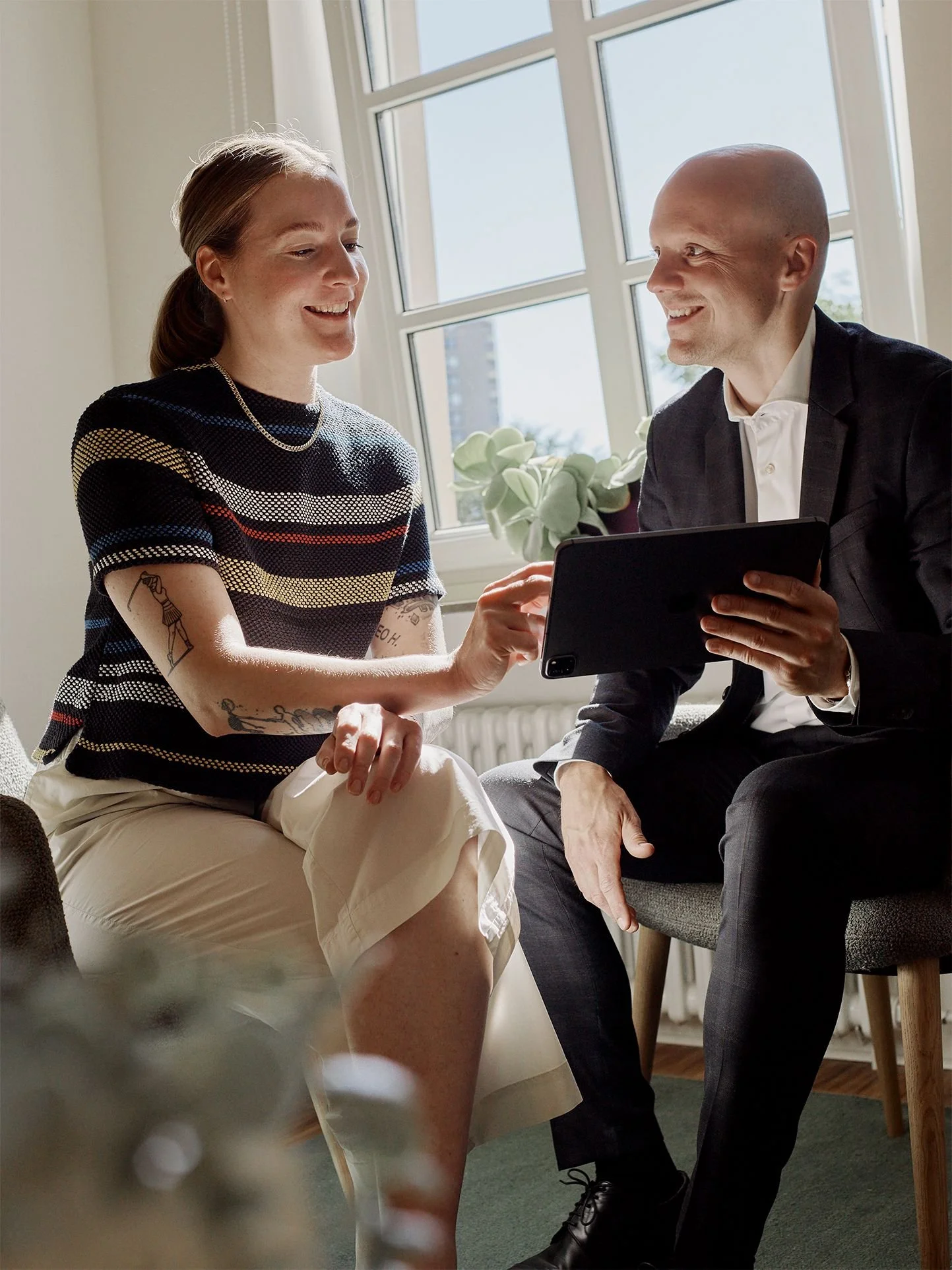 Esther Lischka und Tim Huesmann im Gespräch mit Tablet